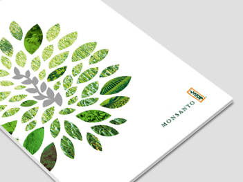 孟山都生物研究公司畫冊設計圖片素材 東道品牌創意設計