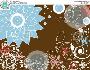 彩色花朵矢量素材eps免費下載 編號3928774 紅動網