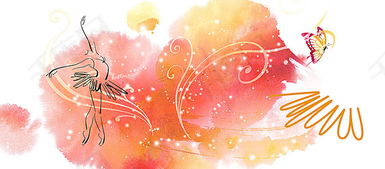 淡雅舞蹈背景圖片免費下載 海報banner psd 千庫網 圖片編號133520