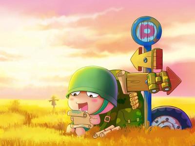 可愛卡通精美系列ppt背景圖片