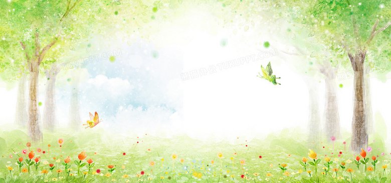 春天背景圖片素材免費下載_psd格式_熊貓辦公