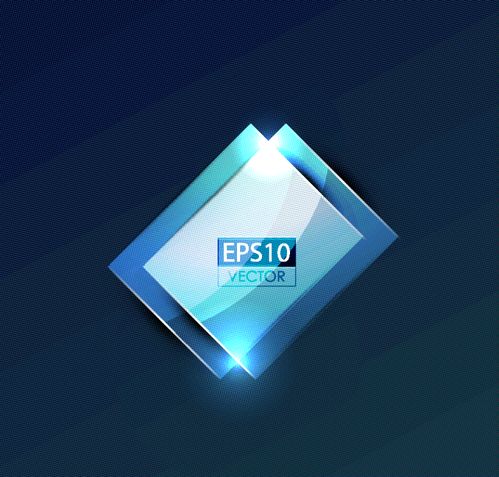 5張發光賀卡矢量素材 精品素材220