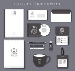 簡約時尚大氣VI模板 提升企業形象的設計利器