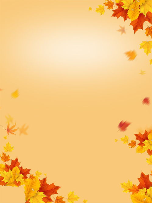 秋天楓葉背景圖片素材 為你的設計增添一抹秋韻